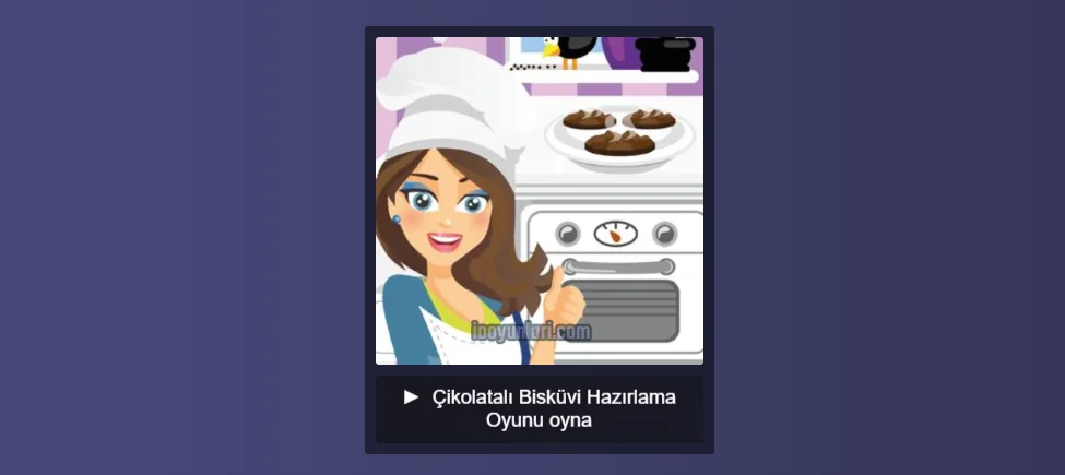 cikolatali biskuvi hazirlama oyunu